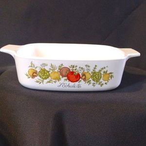 Vintage Corning Ware 1 quart Spice of Life casserole dish